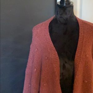 3X ModCloth Maroon Cardigan